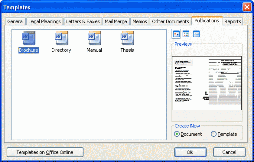 How to Make Broschüren auf Microsoft Word 2003
