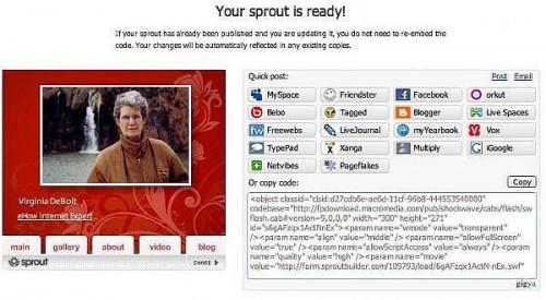 Wie man Widgets für Ihre Website mit Sprout