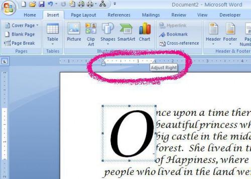 So erstellen eine Initiale in ein Microsoft Word 2007-Dokument