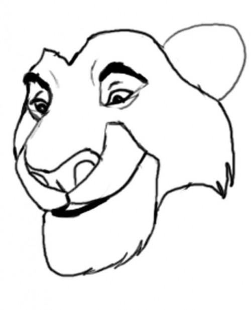 Wie König der Löwen-Zeichen mit Photoshop gezeichnet