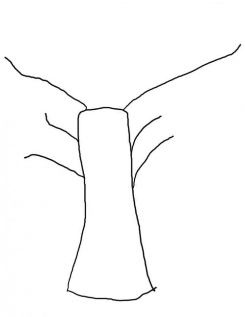 Wie Stammbaum mit Ästen in Photoshop gezeichnet