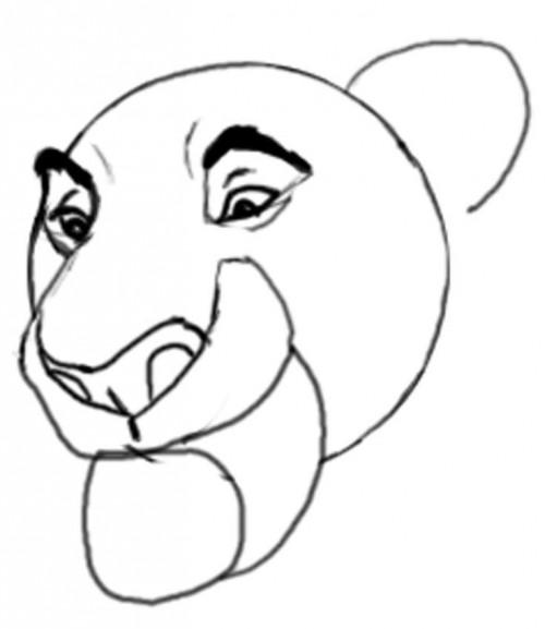 Wie König der Löwen-Zeichen mit Photoshop gezeichnet