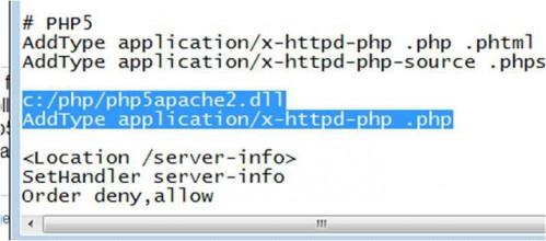Konfigurieren von einem Apache-Server für PHP