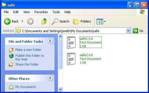 Entschlüsseln von Dateien in Windows XP