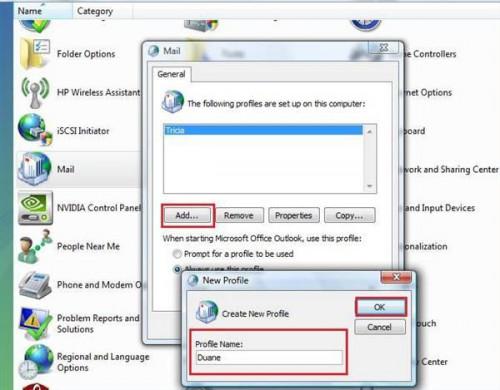 Separate E-mail-Konten in Microsoft Outlook 2003 einrichten